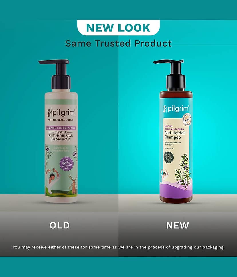 Pilgrim Spanish Rosemary & Biotin Anti-Hairfall Shampoo Shampoo,For All Hair Type,200Ml (pack Of 1) view 2