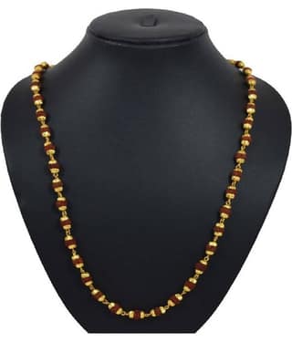 KRIMO - Brown Religious Mala ( Pack of 1 )