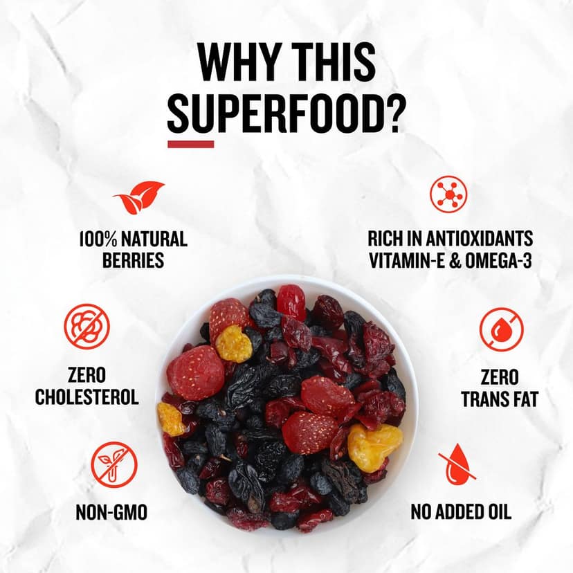 Ariga Foods Berries Mix | 8 in 1 | (200 g) view 3