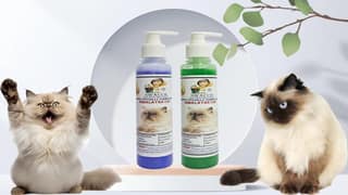 SWACCH Premium Shampoo for Himalayan CAT (200ML) (Combo Pack of 2) Lavender & NEEM ALOVERA