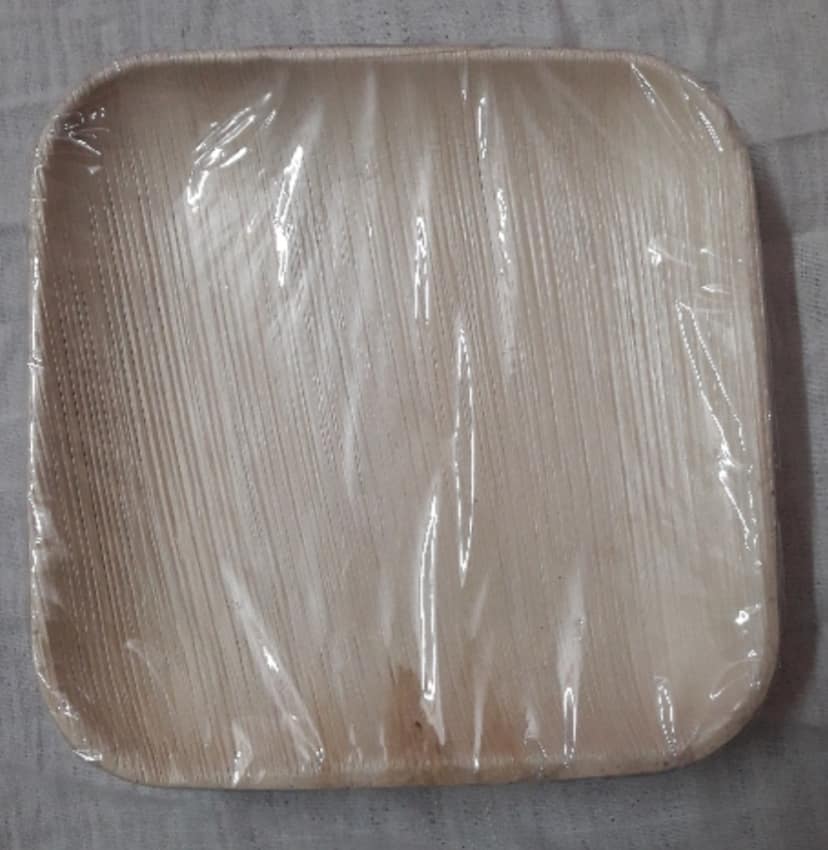 Areca Leaf Plates — 9.5 inch Round Plate / 25 Pcs view 3