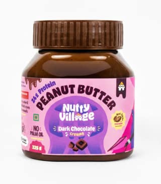 Nutty Village Dark Chocolate Peanut Butter Creamy 325 g