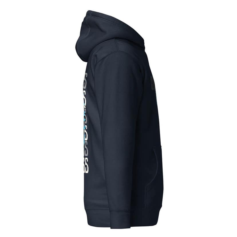 Clothikoo Premium Lion Printed Edition Hoodie (400 GSM, Navy Blue Colour) view 5