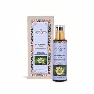 Jivanta Herbal Neelibhringaadi Hair Oil For Hair Growth, Hair Fall Control and Dandruff 100 Pure Natural