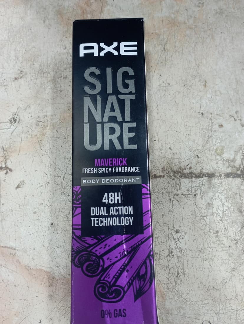 Axe Sig Nat Ure Maverick Fresh spicy fragrance Body deodorant 48h Dual action Technology