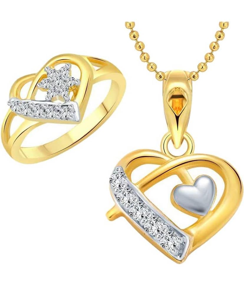 Vighnaharta Golden Ring with Pendant