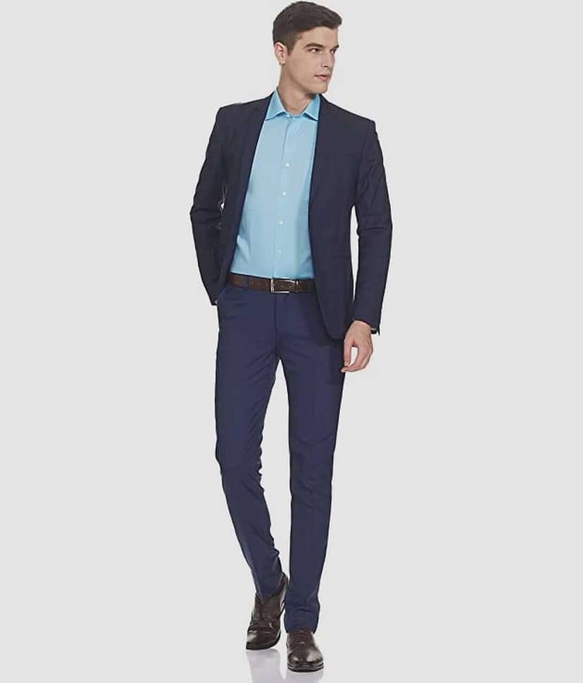 Makhanchor - Black Cotton Slim Fit Men's Formal Shirt (Pack of 1) view 2