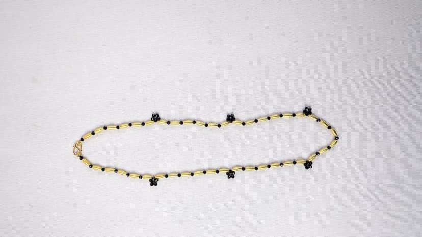 Gold color beads chain