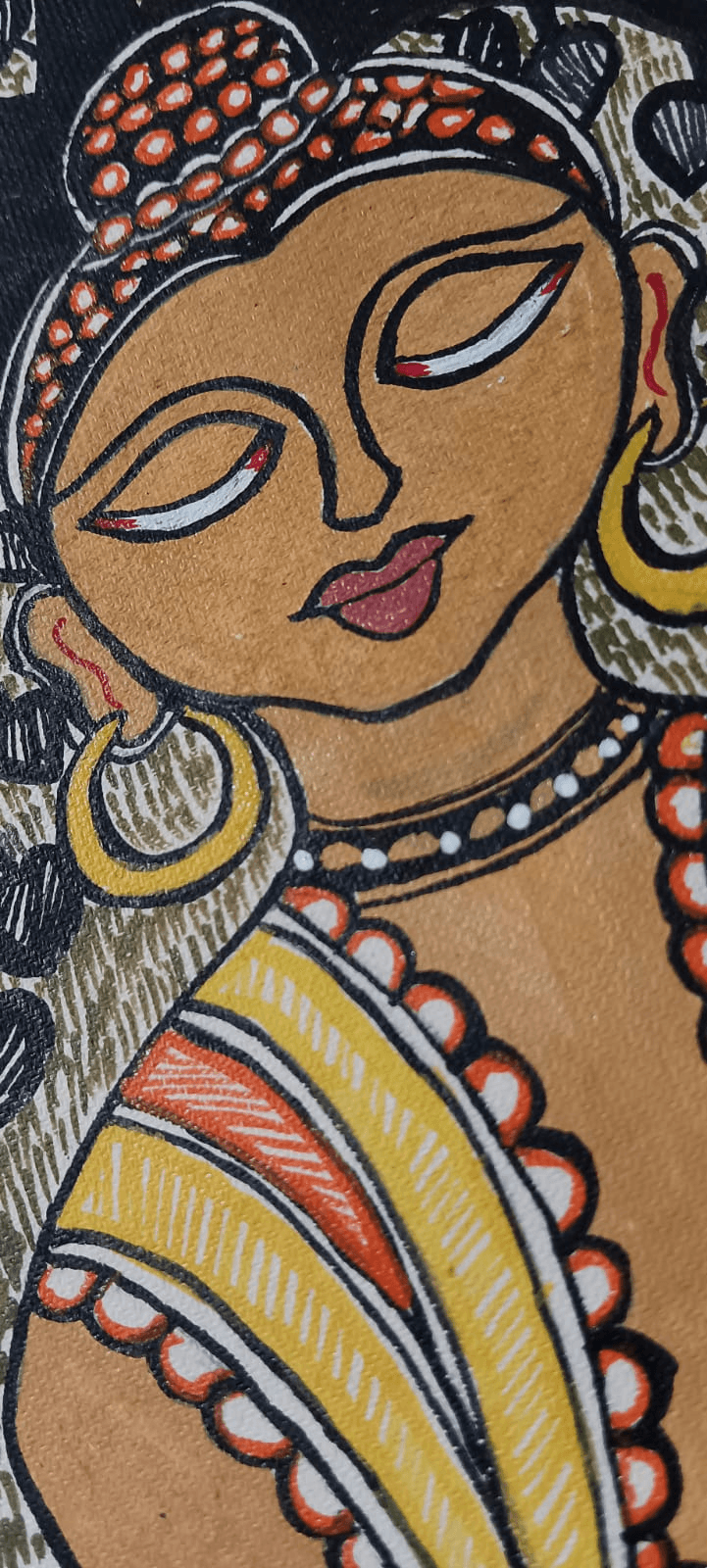 Handcrafted Khadi Tote Bag with Unique Kashidakari Design - Spacious, Stylish, and Eco-Friendly