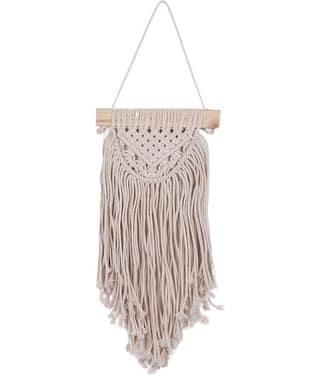NUEVOSGHAR MACRAME WALL HANGING Door Hanging Beige - Pack of 1