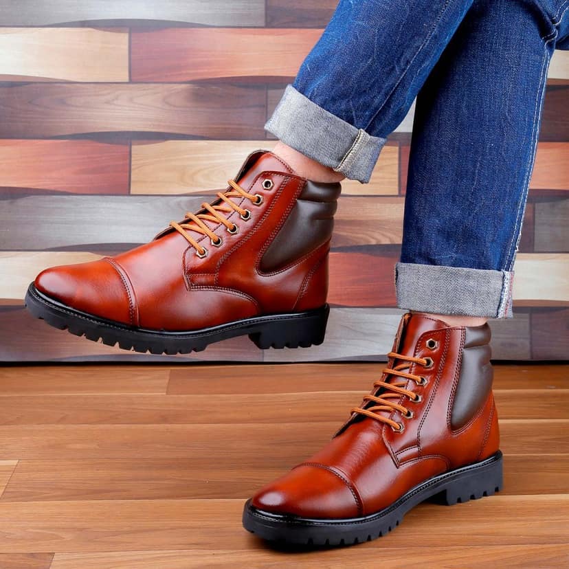 New Stylish Men's Trendiest High-End Fashion Boots view 3