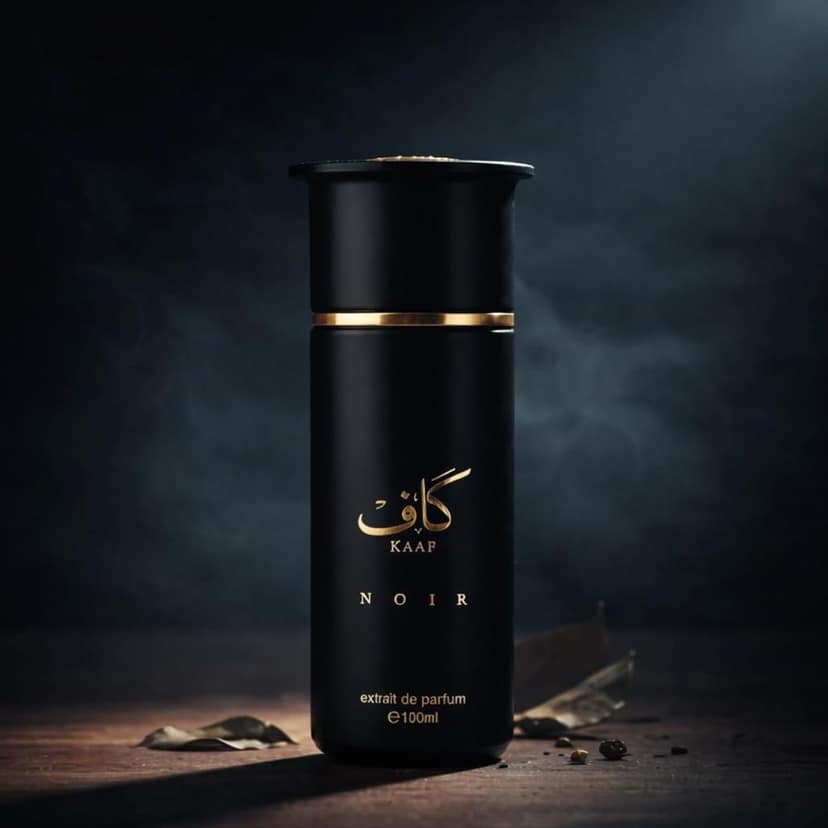 Ahmed Al Maghribi Kaaf Noir Extrait De Parfum 100ml – Luxury Citrus Woody Unisex Fragrance view 2