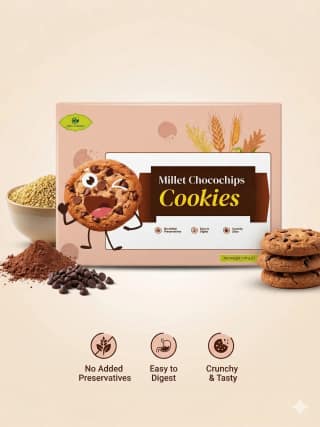 Hind Essence - Multigrain chocochips millet cookies