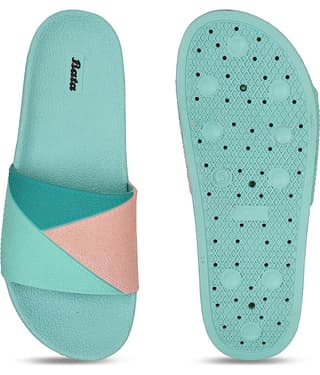 Bata Green Women's Slide