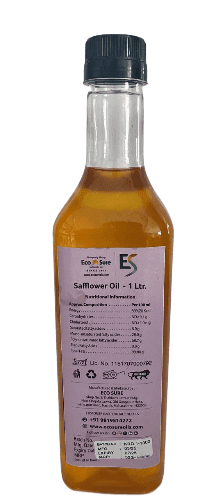 Eco Sure Wood Cold Pressed Safflower Oil - 1 Ltr view 2