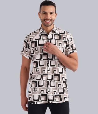 TrendiVastra - Multicolor Rayon Regular Fit Men's Casual Shirt ( Pack of 1 )