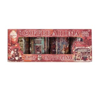 Coffee Aroma PET Decorative Hand Account Tape Set (4 Rolls) | Coffee Theme Journaling Supplies | Creative Stationery