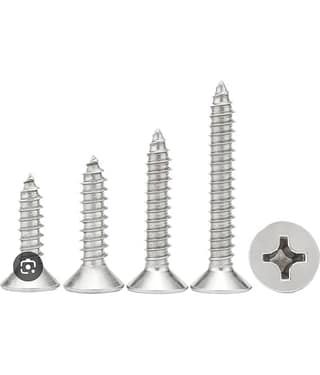 Adison screws csk head screw stainlesss teel heavy duty pack of 100 3.5*32 mm screws and get 25 screws free pack of 125 screws