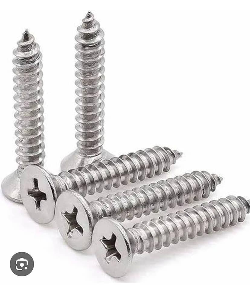 Adison screws csk head screw stainlesss teel heavy duty pack of 100 3.5*32 mm screws and get 25 screws free pack of 125 screws view 2