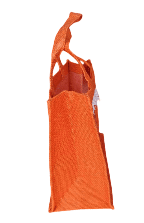 Jute Bag (Orange) view 4