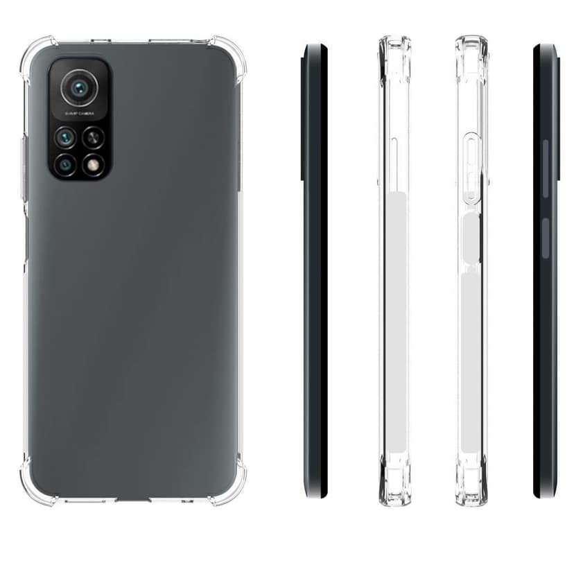USTIYA for Xiaomi Redmi Note 11 4G y Redmi Note 11s Case Clear TPU Four Corners Cover Transparent Soft funda view 2
