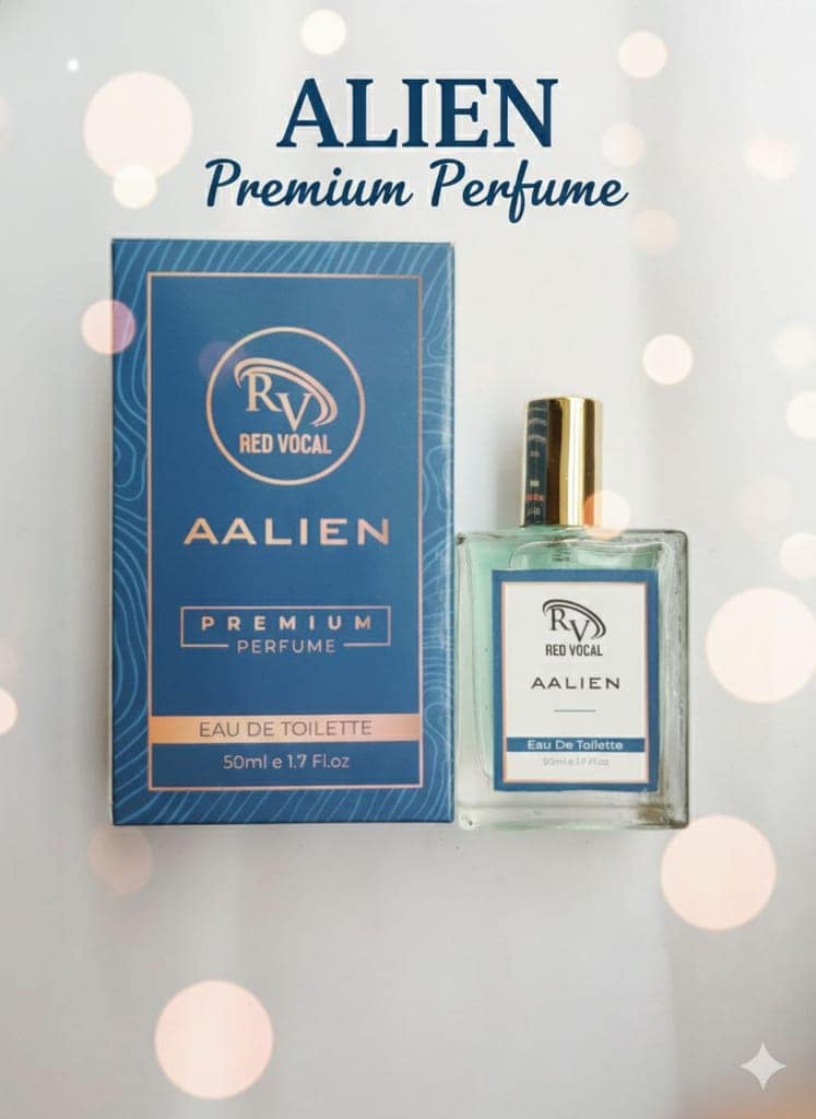 Red Vocal Aalien Premium Perfume Eau De Toilette 50ml – Long Lasting Unisex with Woody Amber Notes view 3