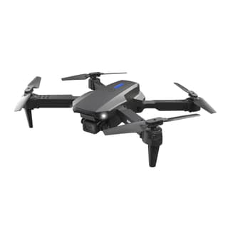 E88 Pro Foldable 4K Camera Drone with Optical Flow Positioning - Black