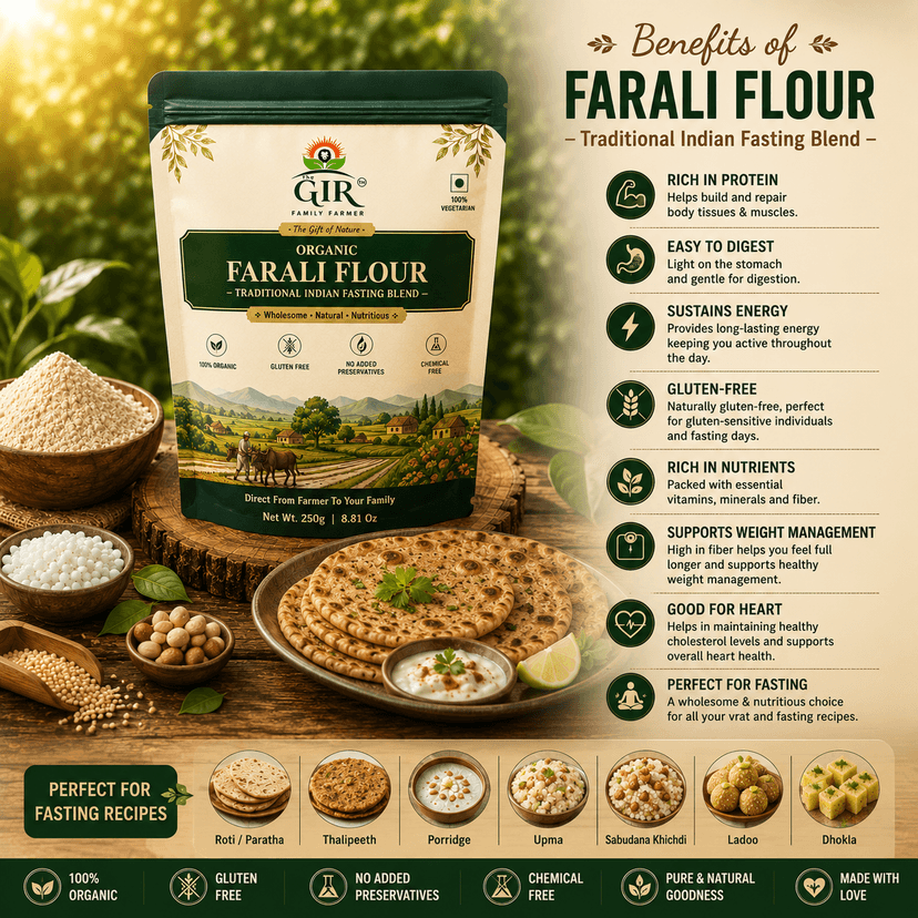 Organic Farali Flour - Traditional Indian Fasting Blend view 4