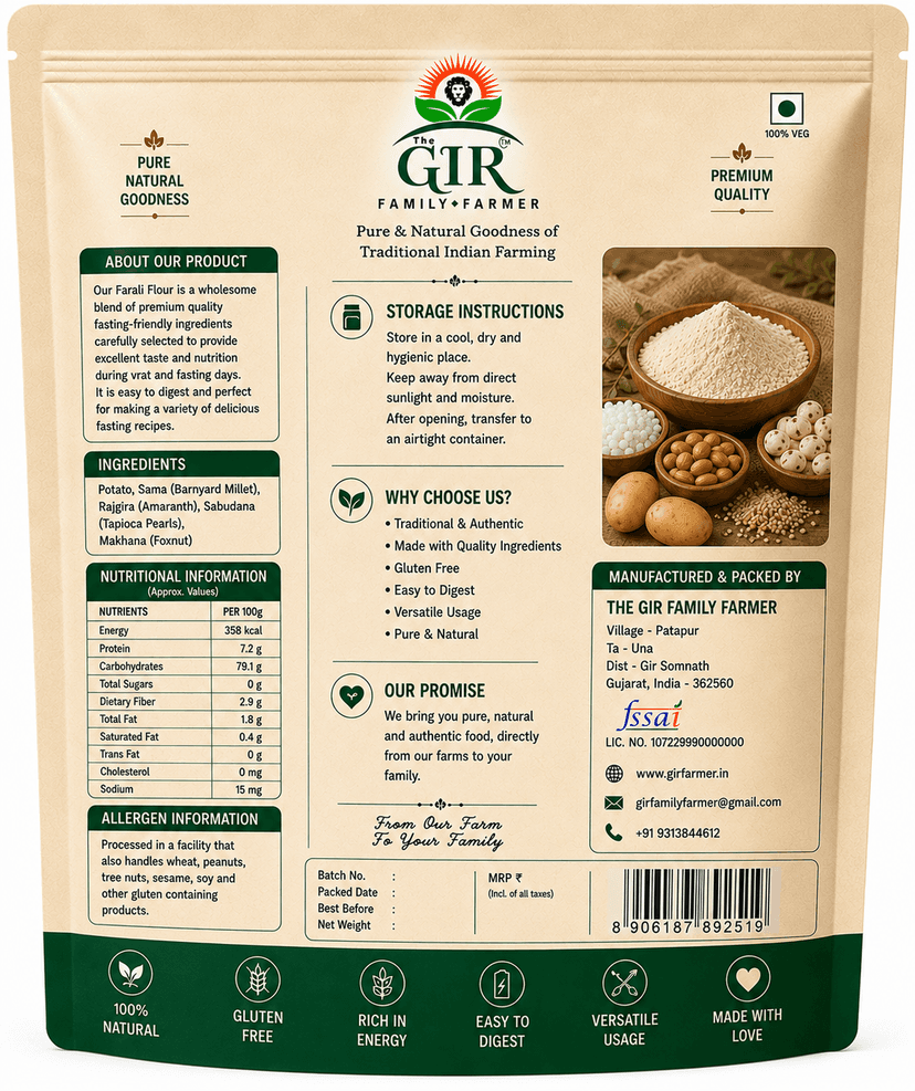 Organic Farali Flour - Traditional Indian Fasting Blend view 5