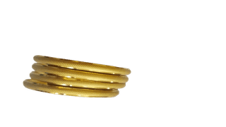 Gold Plated Bangle Set for Women - 4 Pieces