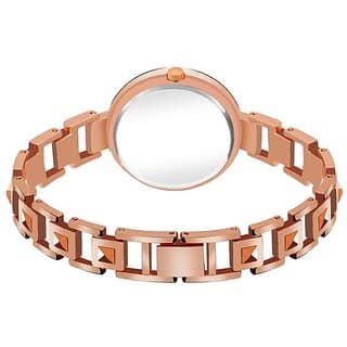 New Model Rose Gold Party Wear Ladies Fashion Clock Quartz Wrist Watch For Girls Analog Watch For Women view 2