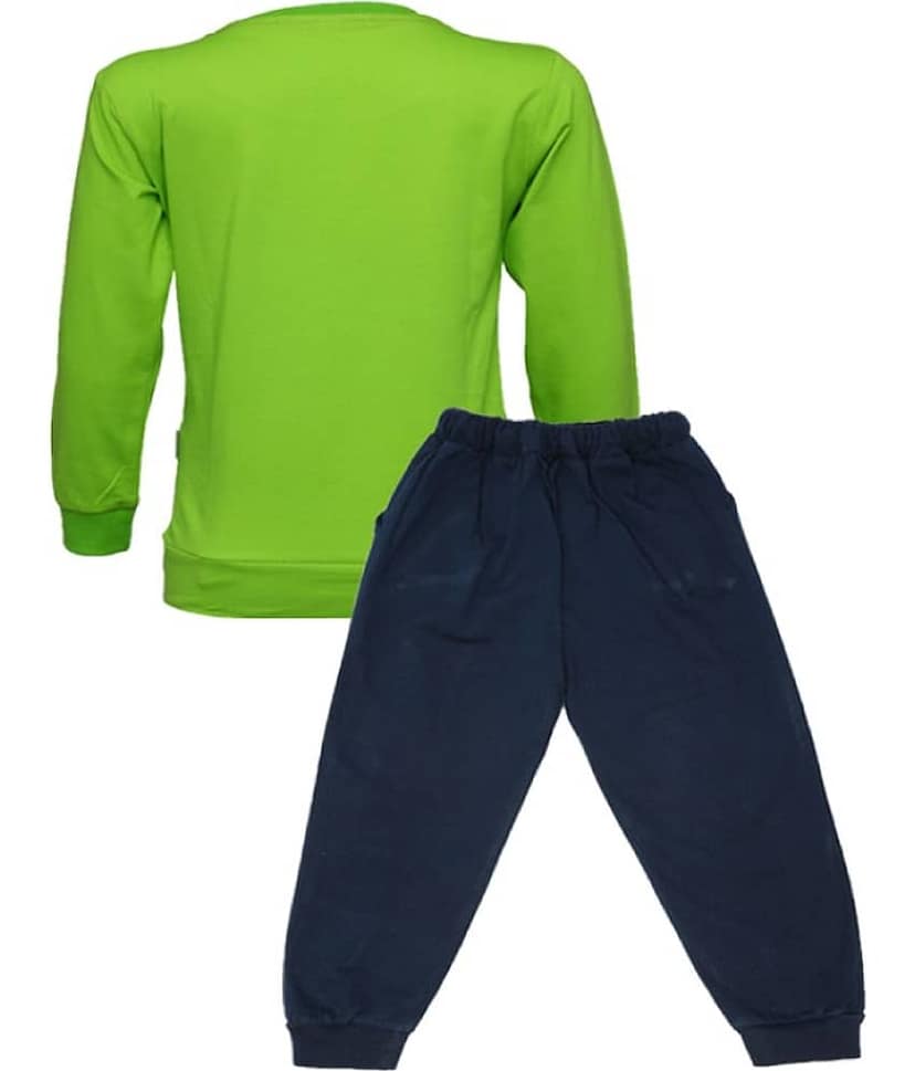 CATCUB Unisex for Baby Cotton Tops & Bottoms Sets ( Green ) view 2