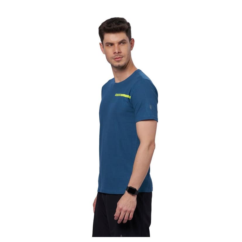 DOMIN8 Men's Breathable Training Outdoor T-Shirt (Blue) view 3