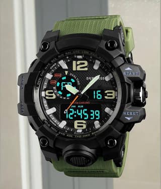 Harbor Green Silicon Analog-Digital Men's Watch