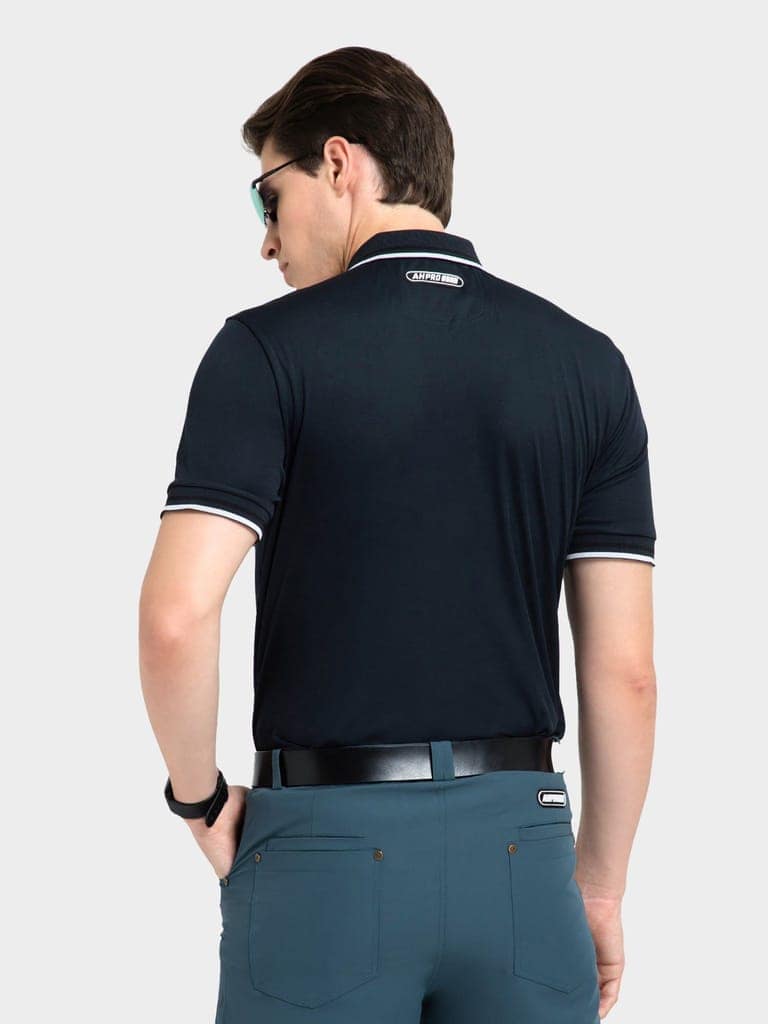 Dark Blue AH Polo view 4