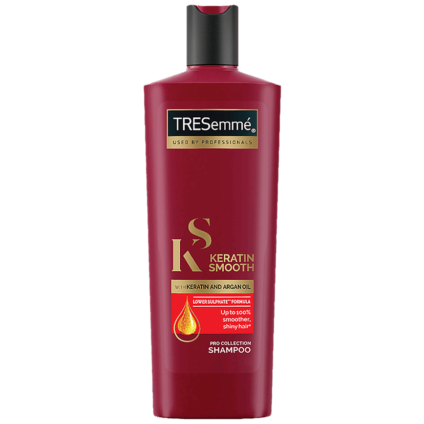 Tresemme Keratin Smooth Pro Collection Shampoo - Keratin & Argan Oil, Lower Sulphate Formula, Upto 100% Smoother Shiny Hair, 180 Ml view 2