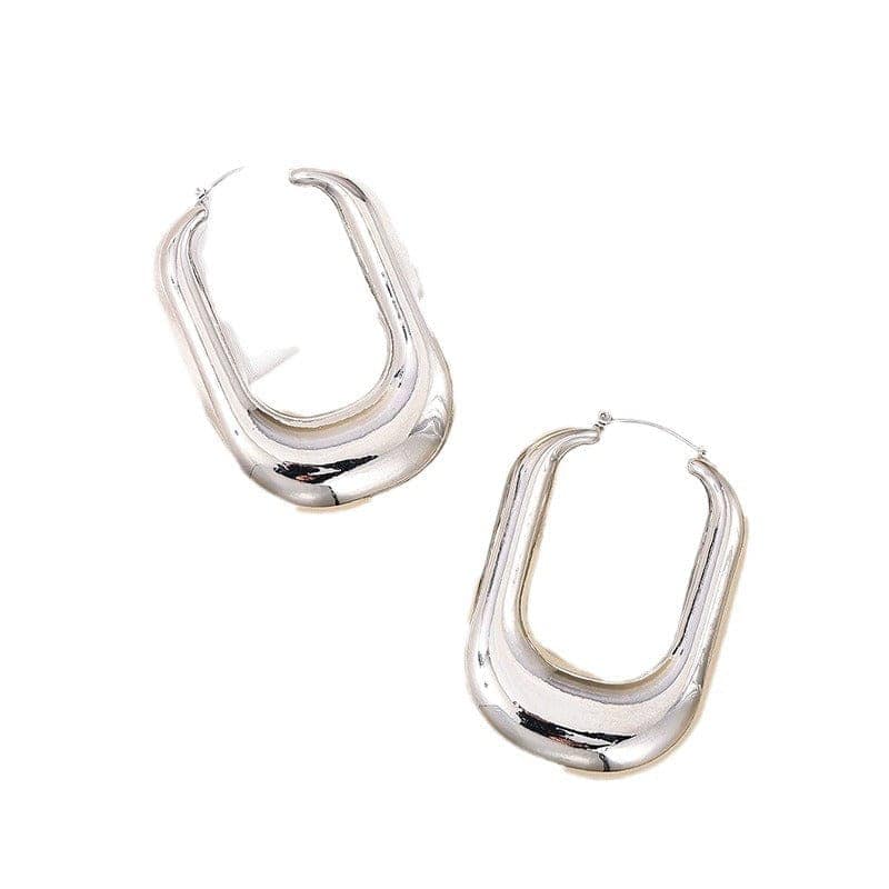 Creative U-Shaped Statement Earrings view 5