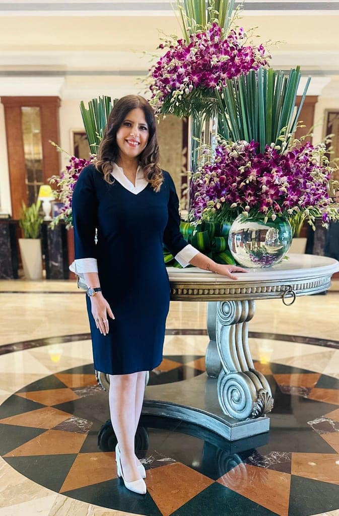 Blue Pencil Skirt Office Dress view 2