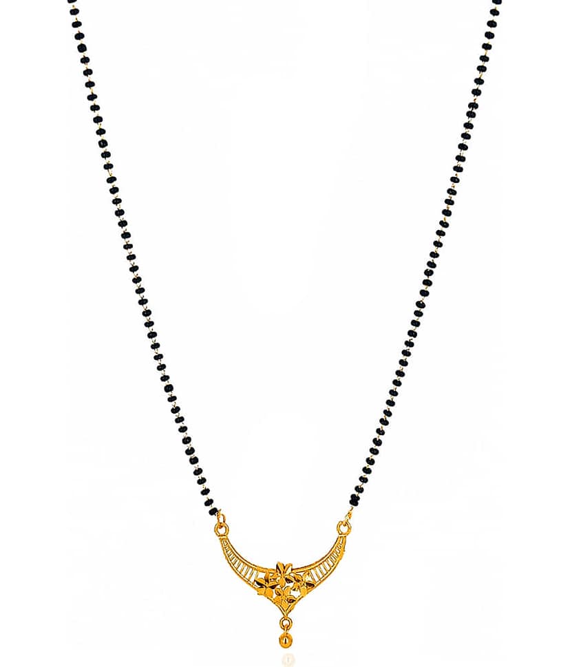 JIPPA - Golden Mangalsutra ( Pack of 1 ) view 2