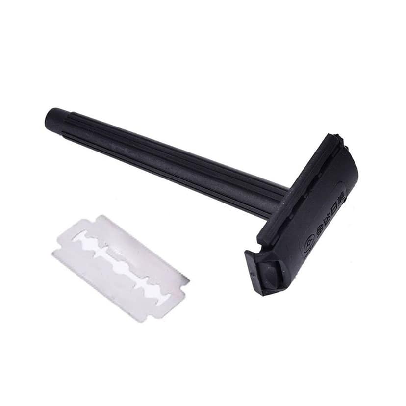 Shaving Razor for Men Blade Razor with Plastic Grip Handle (With Card Packing) view 4