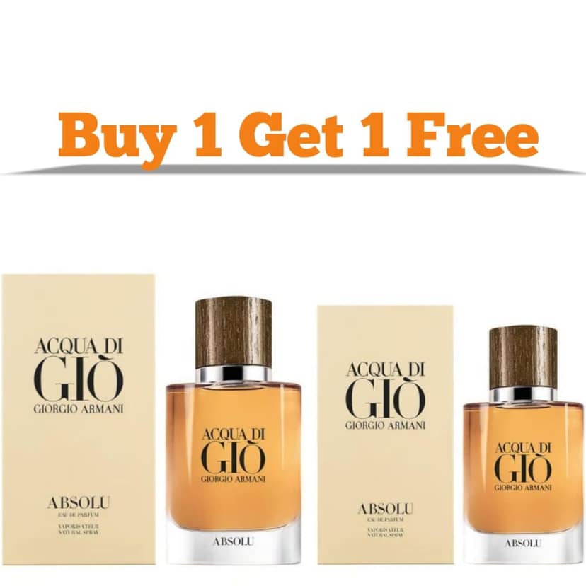Acqua Di Gio Absolu Eau De Parfum for Men 100ml/3.4 Fl Oz | Buy 1 Get 1 Free Offer
