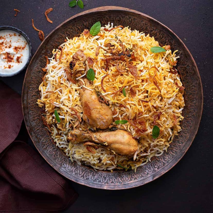Chicken Biryani Muradabadi Half