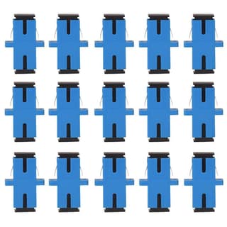 OVG SC/UPC Fiber Optic Adapter ( Pack of 15 pcs ) Simplex Single-mode SC/UPC Connector for Reliable Fiber Optic Connections