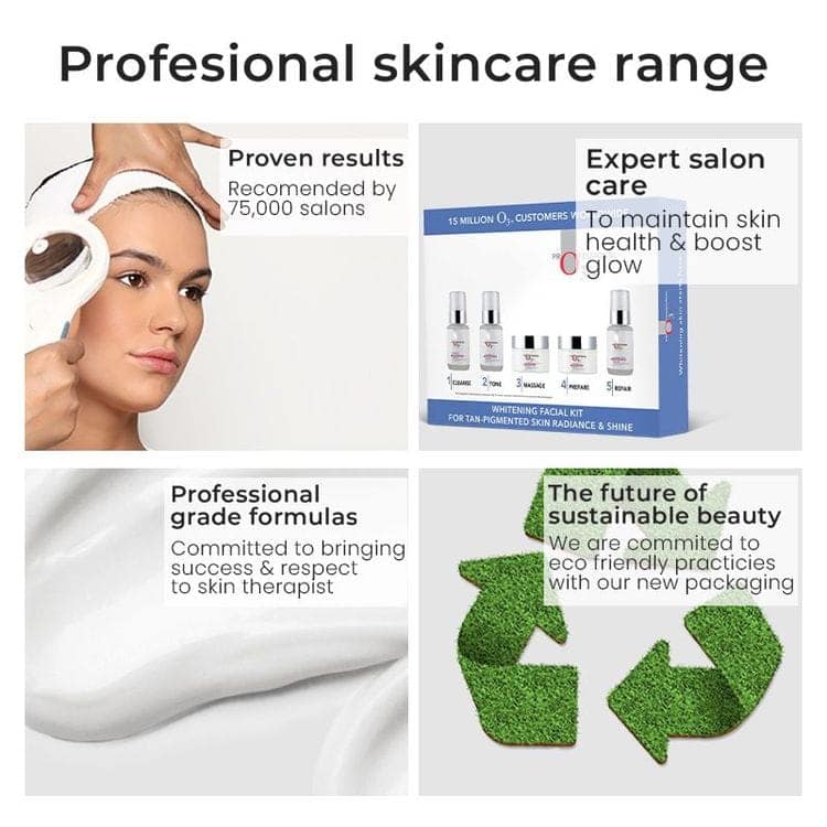 O3+ Whitening Facial Kit for Tan-Pigmented Skin (150ml+100gm) view 5