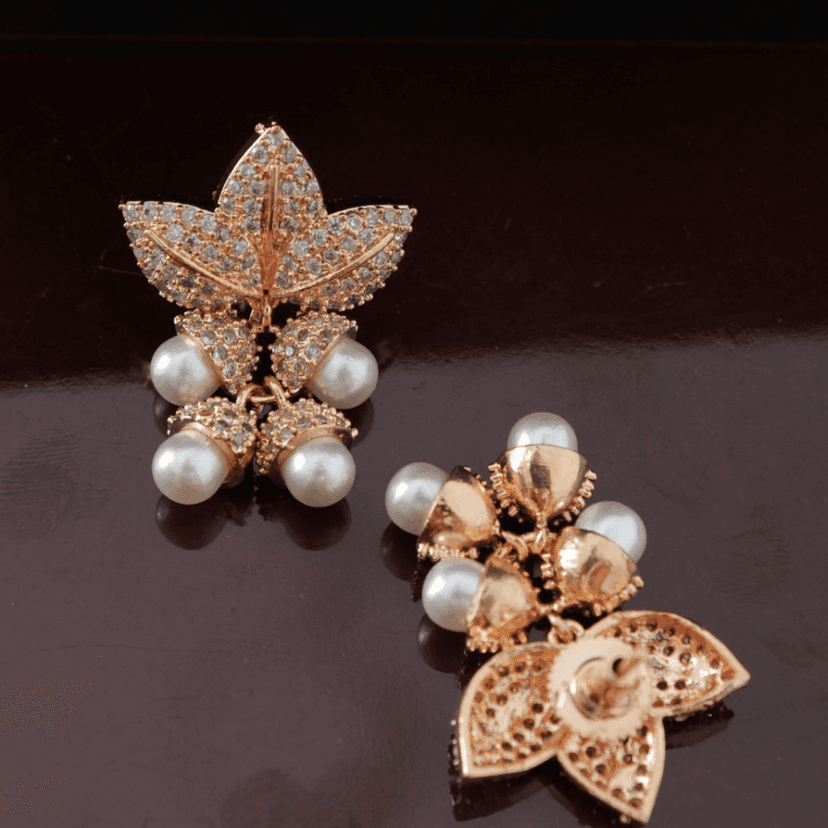 AD CZ stone Earringsearrings for women | earrings for girl | earrings for girls | women earrings stylish | women earrings set | women earrings view 2