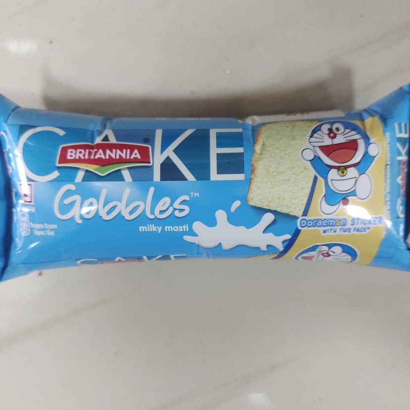 Britannia Gobbles milky masti Cake