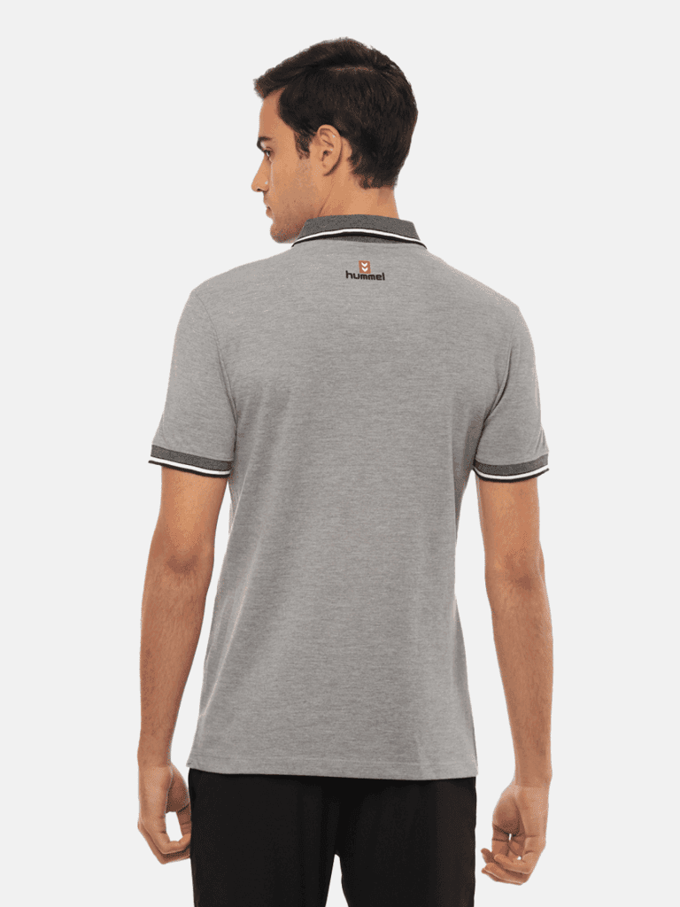 Hummel Eunike Men Grey Tshirt B2B Polo view 3