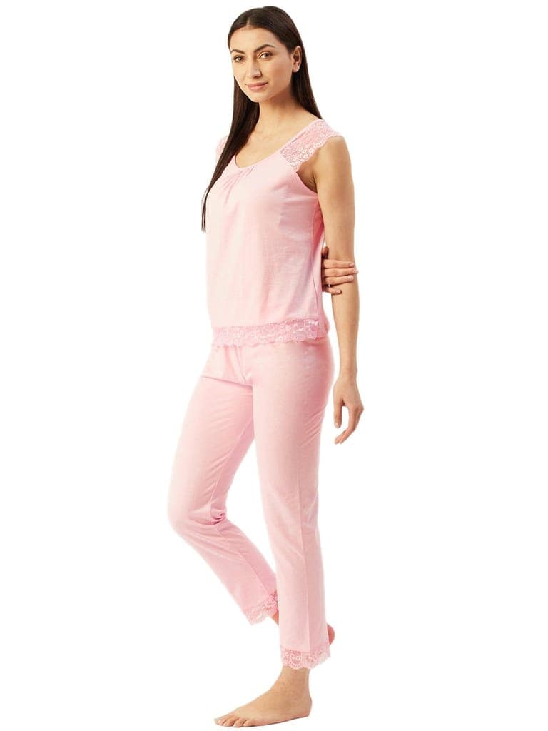 Klamotten Women's Top & Pyjama Nightsuit N103Rb view 4