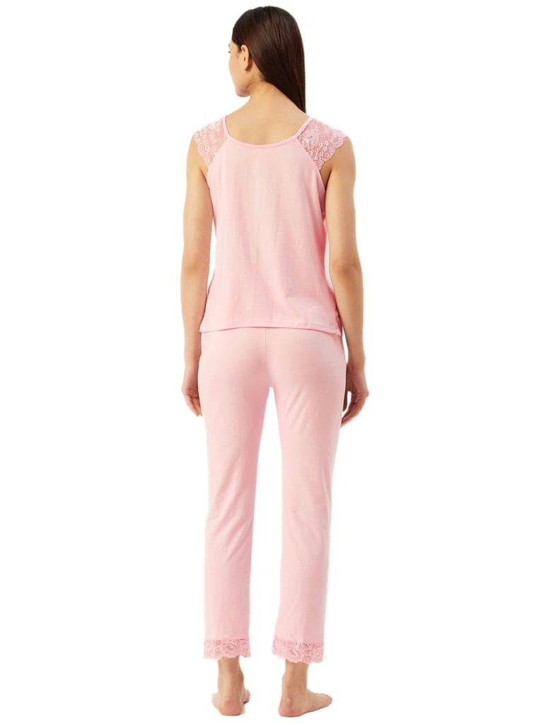 Klamotten Women's Top & Pyjama Nightsuit N103Rb view 5