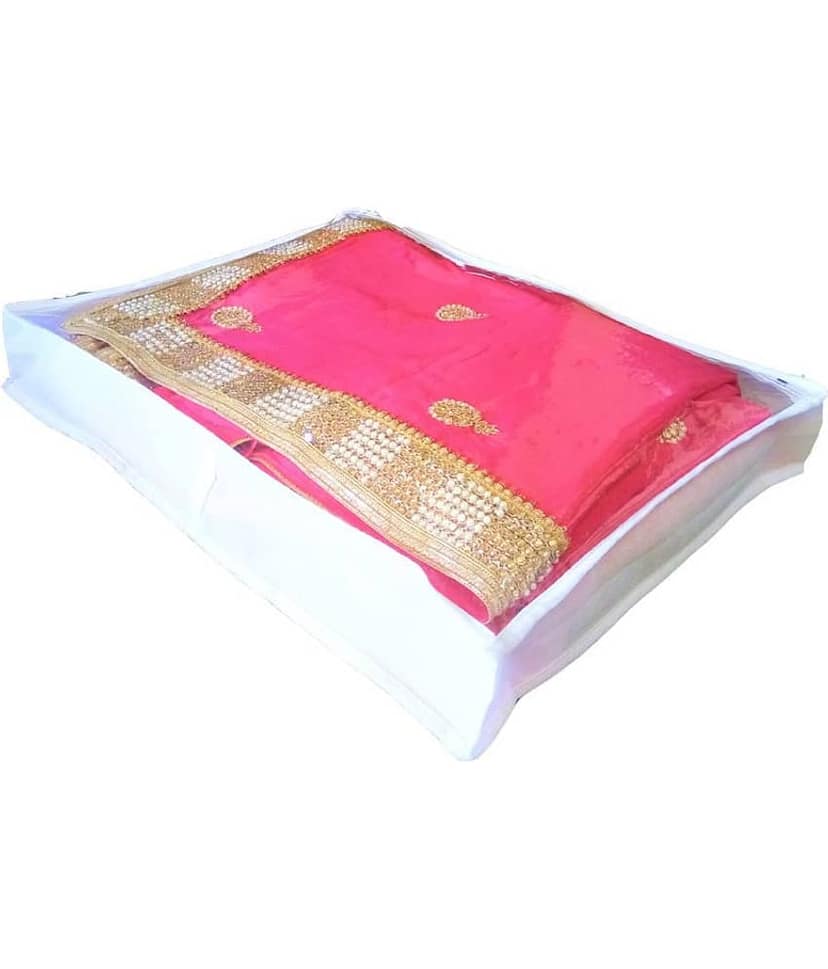 RAJA Pink Saree Covers - 6 Pcs view 2